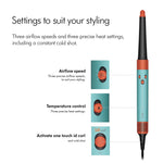 Load image into Gallery viewer, Dyson Airwrap i.d.™ Multi-styler (Ceramic Platina & Topaz) | Dyson's First Connected Multistyler| Intelligent Styler| Personalize Curl Sequence| 6 in 1 | Dry|Curl|Shape|Smooth|Hide Flyaways| No Heat Damage| 7 Styling Settings|3 Speed & 3 Heat Settings|Col