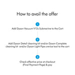 Load image into Gallery viewer, Dyson V12S Detect Slim Submarine Wet And Dry Hepa Filter Vacuum Cleaner, 1 Count, 350Ml, Yellow, ?1200 watts