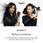 Load image into Gallery viewer, Dyson Airwrap i.d.™ Multi-styler (Ceramic Platina & Topaz) | Dyson's First Connected Multistyler| Intelligent Styler| Personalize Curl Sequence| 6 in 1 | Dry|Curl|Shape|Smooth|Hide Flyaways| No Heat Damage| 7 Styling Settings|3 Speed & 3 Heat Settings|Col