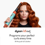 Load image into Gallery viewer, Dyson Airwrap i.d.™ Multi-styler (Ceramic Platina & Topaz) | Dyson's First Connected Multistyler| Intelligent Styler| Personalize Curl Sequence| 6 in 1 | Dry|Curl|Shape|Smooth|Hide Flyaways| No Heat Damage| 7 Styling Settings|3 Speed & 3 Heat Settings|Col