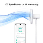 Load image into Gallery viewer, Smart Standing Fan 2 | Dual blades | BLDC Motor | Natural Breeze | Silent | 100 speeds | Compatible with Alexa, Google Asst. & MiHome