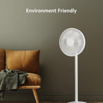 Load image into Gallery viewer, Smart Standing Fan 2 | Dual blades | BLDC Motor | Natural Breeze | Silent | 100 speeds | Compatible with Alexa, Google Asst. & MiHome