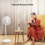 Load image into Gallery viewer, Smart Standing Fan 2 | Dual blades | BLDC Motor | Natural Breeze | Silent | 100 speeds | Compatible with Alexa, Google Asst. & MiHome