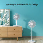 Load image into Gallery viewer, Smart Standing Fan 2 | Dual blades | BLDC Motor | Natural Breeze | Silent | 100 speeds | Compatible with Alexa, Google Asst. & MiHome