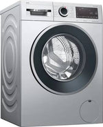 Load image into Gallery viewer, 9 kg 1400RPM, Anti Wrinkle, i-DOS system and EcoSilence Drive motor Fully Automatic Front Load Washing Machine with In-built Heater Silver