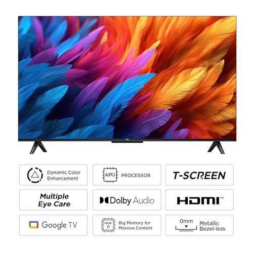 TCL 216 cm (85 inches) 4K Ultra HD Smart LED Google TV 85P745 (Black)