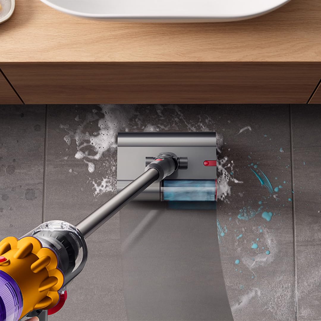 Dyson V12S Detect Slim Submarine Wet And Dry Hepa Filter Vacuum Cleaner, 1 Count, 350Ml, Yellow, ?1200 watts