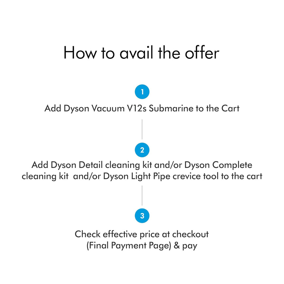 Dyson V12S Detect Slim Submarine Wet And Dry Hepa Filter Vacuum Cleaner, 1 Count, 350Ml, Yellow, ?1200 watts