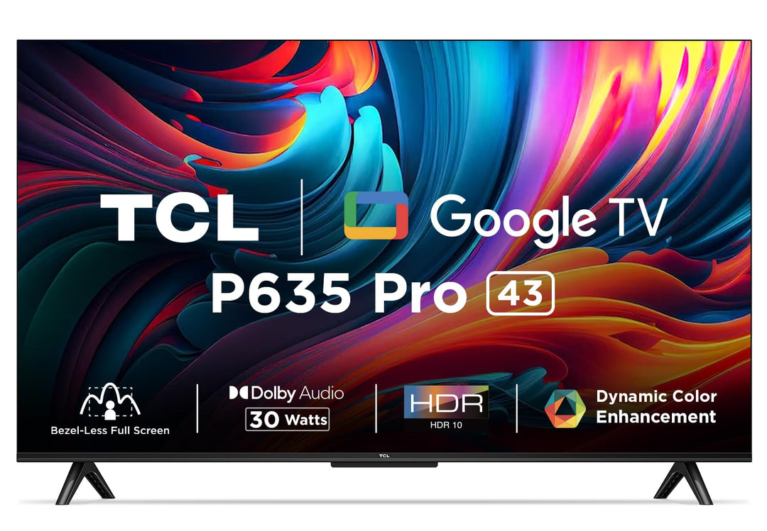 TCL 216 cm (85 inches) 4K Ultra HD Smart LED Google TV 85P745 (Black)