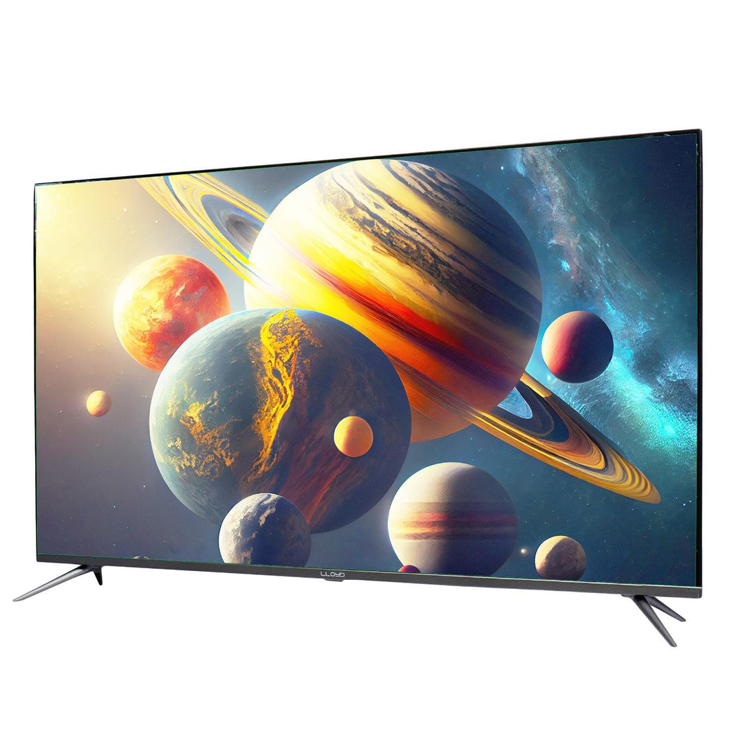 Lloyd 55 Inches 138cm 4K WCG Vision Pro Ultra HD Smart LED TV 2023 Model 55PS850E (Black)