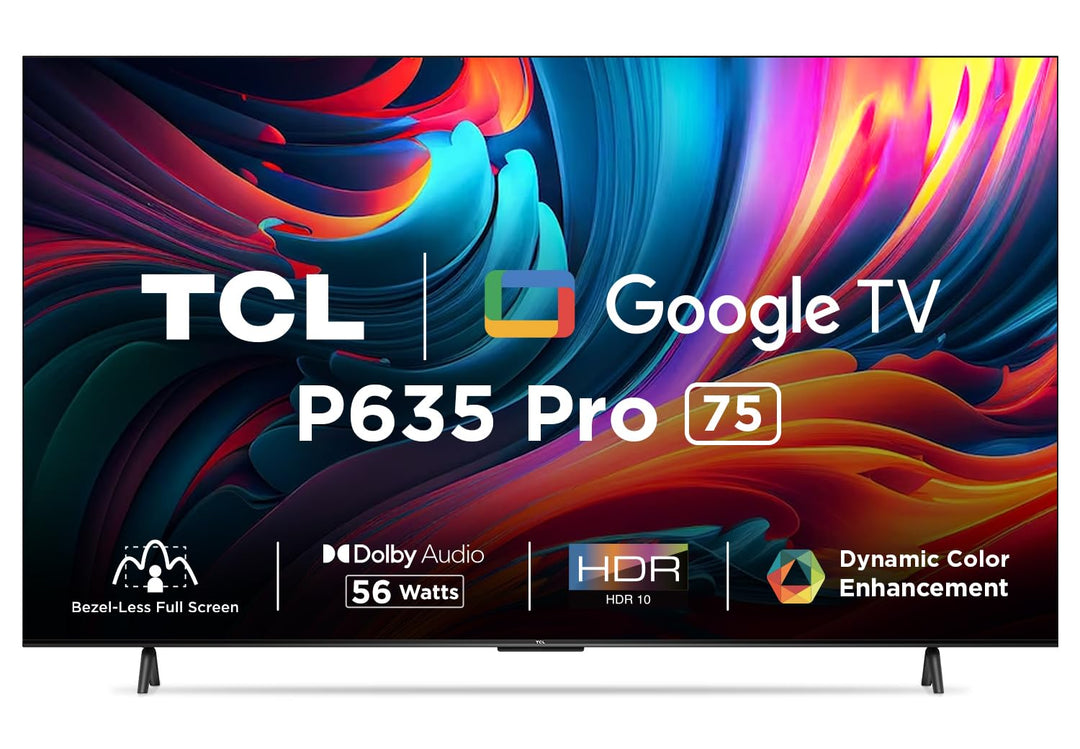 TCL 216 cm (85 inches) 4K Ultra HD Smart LED Google TV 85P745 (Black)