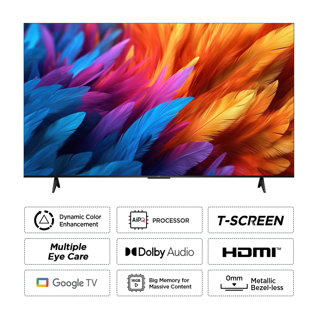 TCL 216 cm (85 inches) 4K Ultra HD Smart LED Google TV 85P745 (Black)