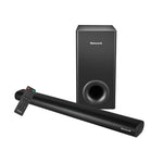 Load image into Gallery viewer, 160W Soundbar with Wired Subwoofer, 2.1 Channel Sound, 57.15 mm*4 Drivers, Bluetooth V5.0+EDR, with Remote, EQ Mode, 5 Play Modes-BT, Audio Jack, USB, Optical &amp; HDMI/ARC
