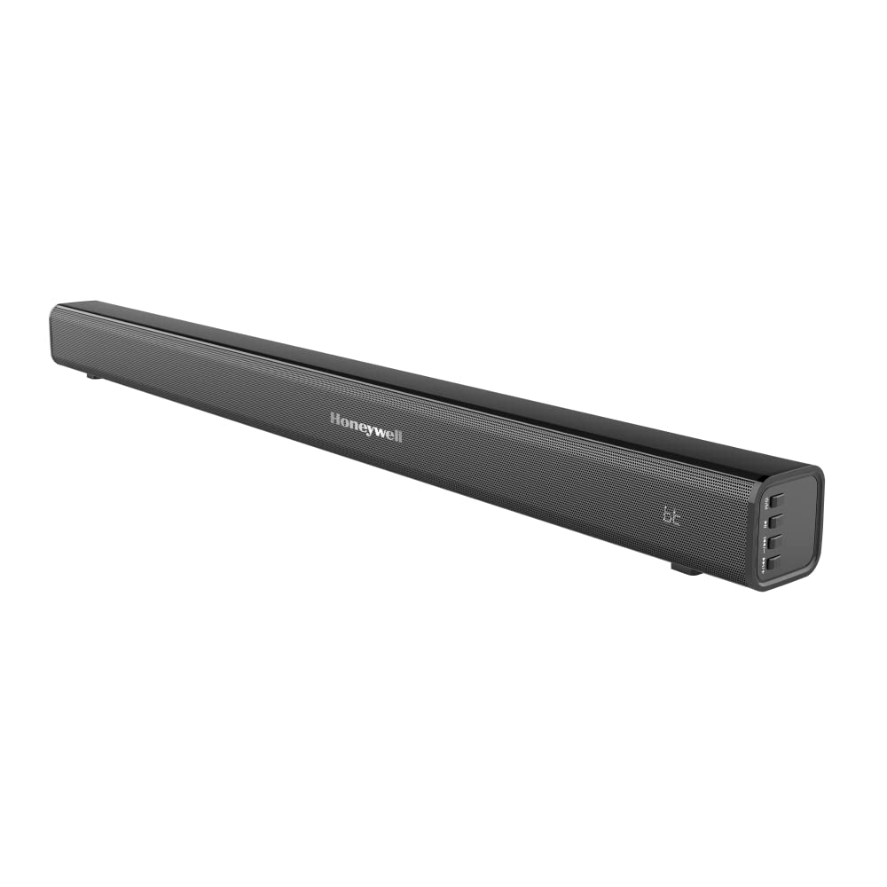 100W RMS Wireless Bluetooth V5.0 Soundbar with Wireless Subwoofer with remote, 2.1 Channel Sound, 55mm*4 Drivers, 6 Play Modes-BT, Audio jack, USB, optical, coaxial & HDMI/ARC