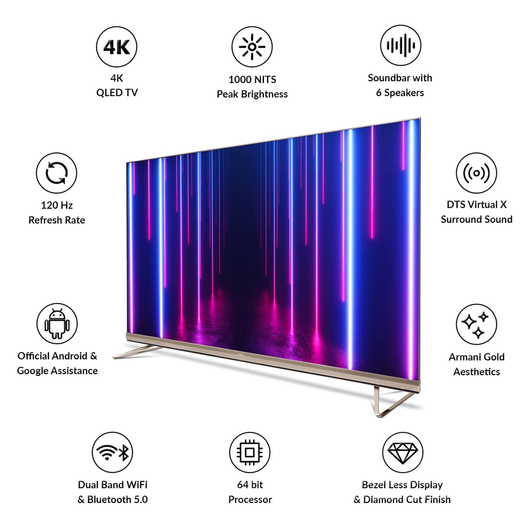 215cm (85 inches) The Masterpiece 4K Ultra HD Android QLED TV