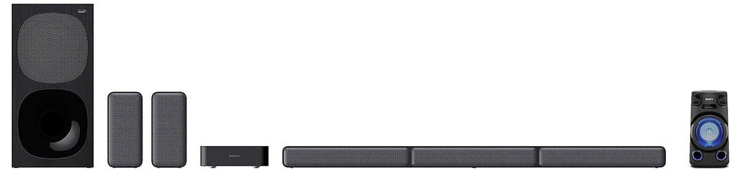 Real 5.1ch Dolby Audio Soundbar for TV with Subwoofer & Wireless Rear Speakers, 5.1ch Home Theatre System (600W, Bluetooth & USB Connectivity, HDMI & Optical Connectivity, Sound Mode)