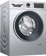Load image into Gallery viewer, 9 kg 1400RPM, Anti Wrinkle, i-DOS system and EcoSilence Drive motor Fully Automatic Front Load Washing Machine with In-built Heater Silver
